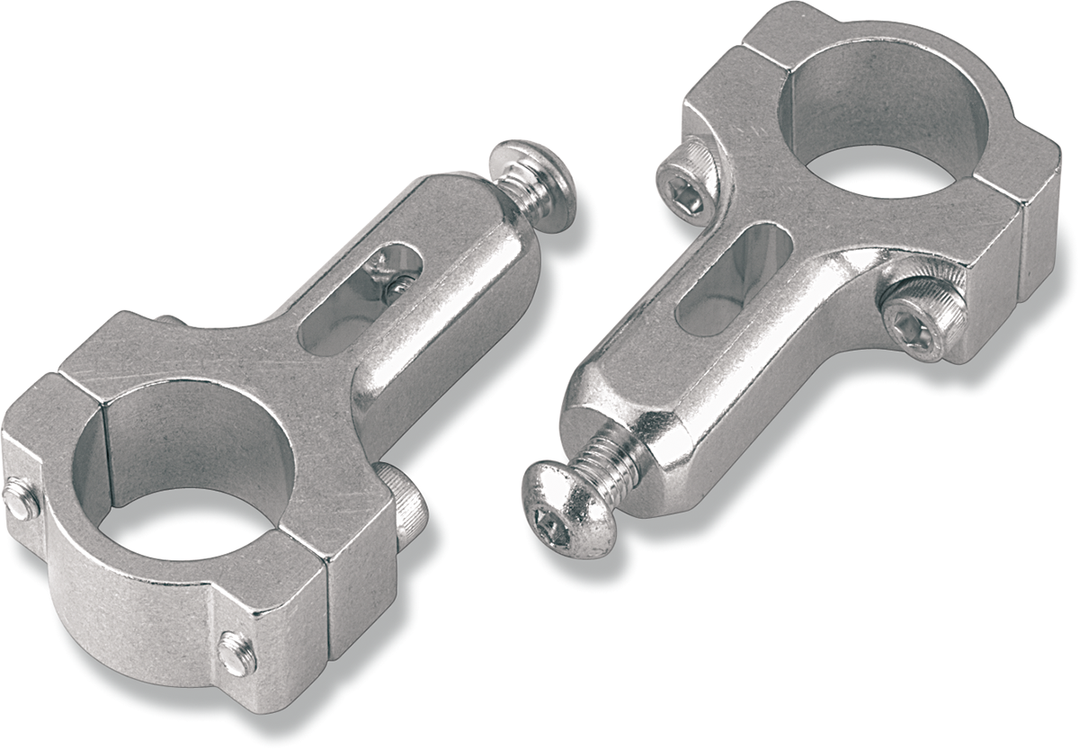 Moose Offroad Aluminum 7/8" Handguard Mount Clamps - Silver (Part #50-032S)