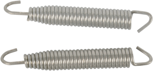 Moose Offroad Exhaust Springs 75mm Part #495-7500 – Durable Stainless Steel with Swivel Hook Design