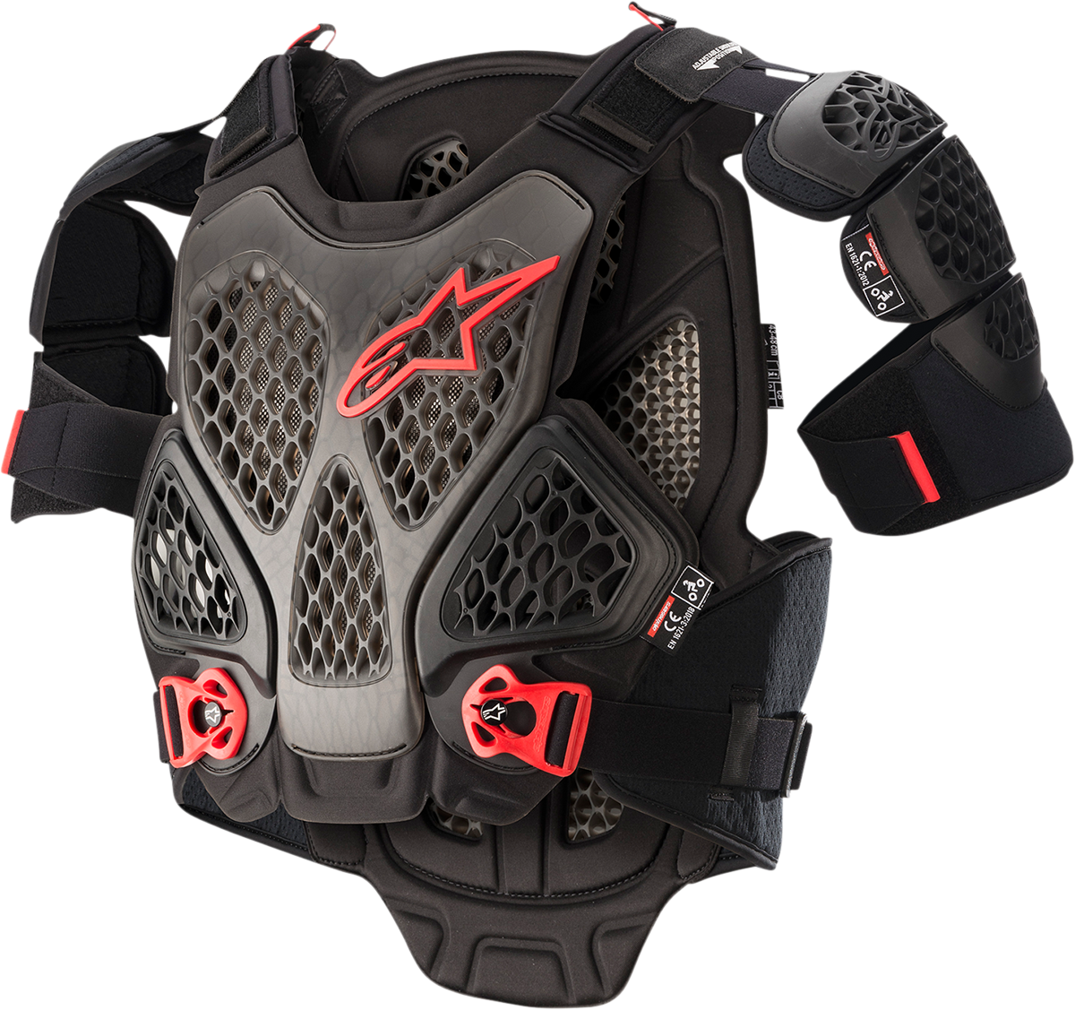 Alpinestars A-6 Roost Guard M/L - Lightweight Chest and Back Protector with Adjustable Fit