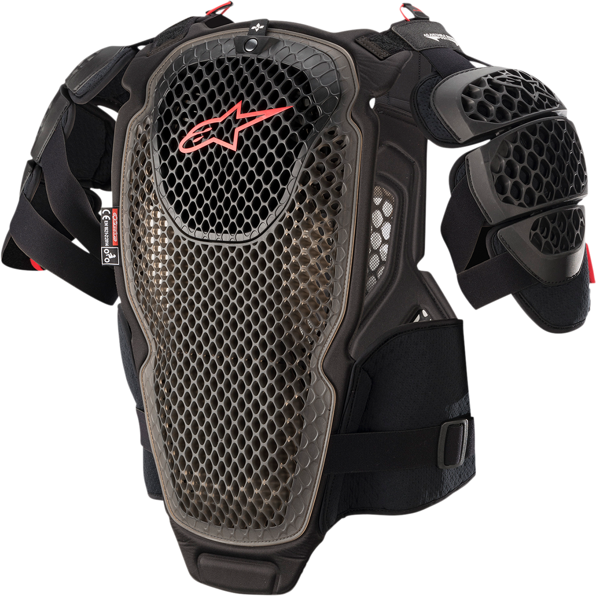Alpinestars A-6 Roost Guard M/L - Lightweight Chest and Back Protector with Adjustable Fit