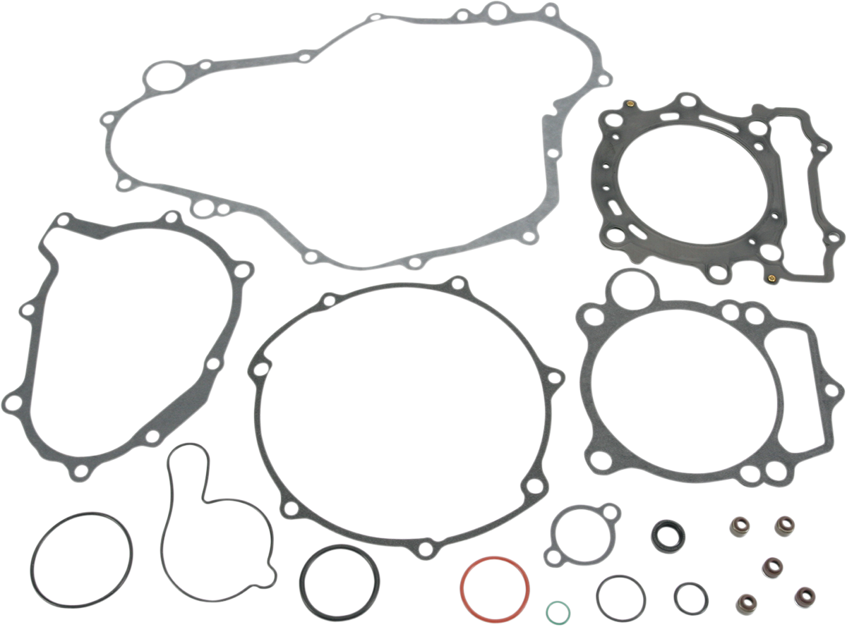 Moose Offroad Complete Motor Gasket Kit for Yamaha 808676MSE – Engine and Transmission Rebuild Set