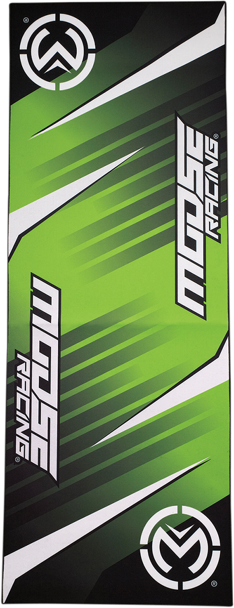 MOOSE OFFROAD Absorbent Pit Pad - Green HC GN M80210 for Oil, Water, and Dust Spill Protection