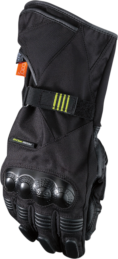 MOOSE OFFROAD ADV1™ Long Gloves – Black, Size Small (Part #3330-6992)