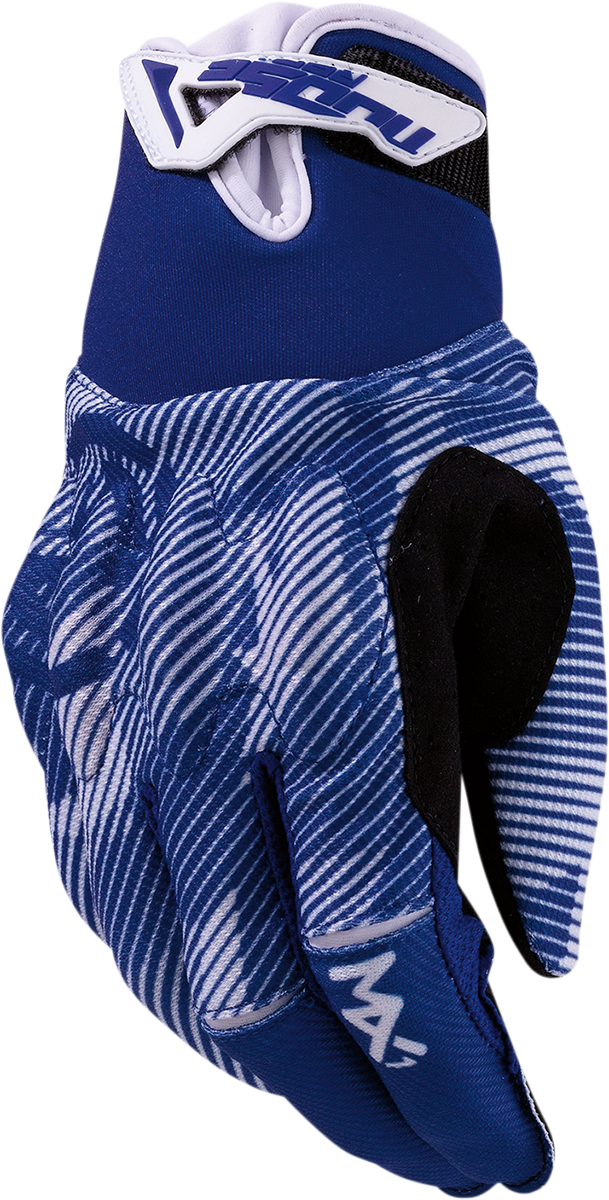 Moose Offroad MX1™ Gloves - Blue/White, Medium - Part No. 3330-7047