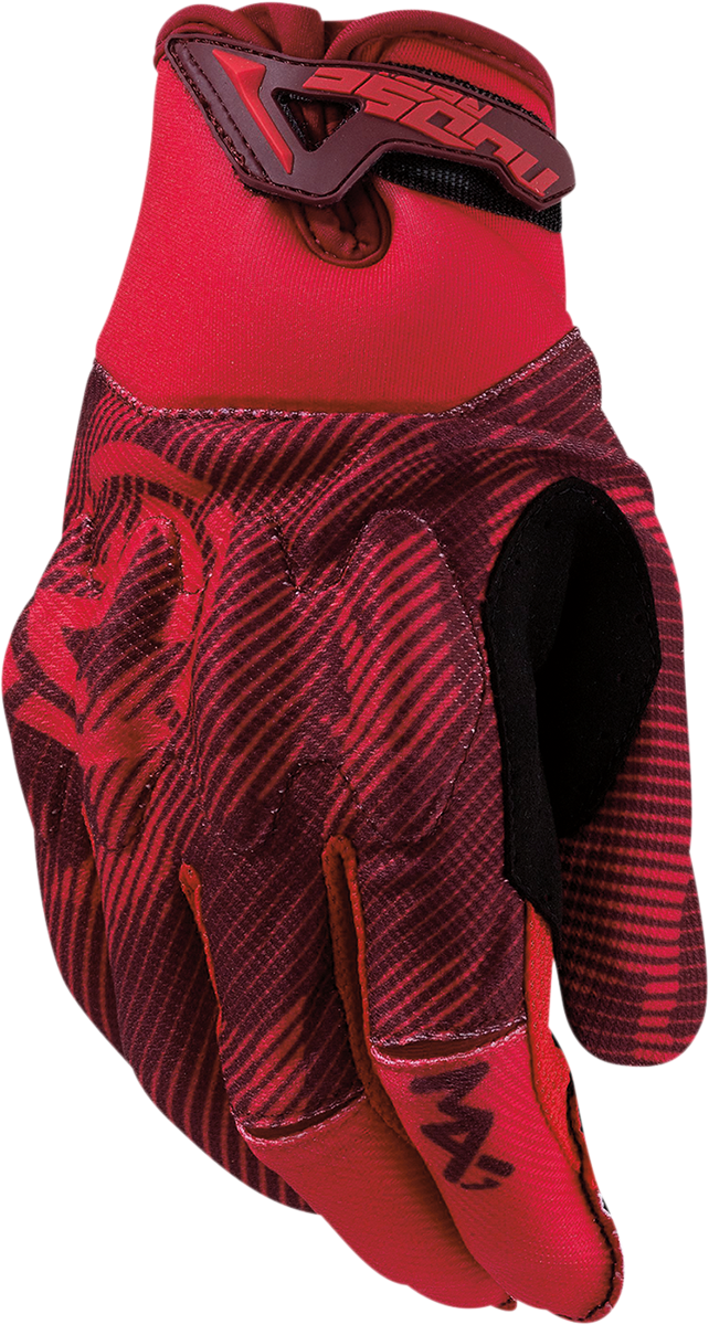 Moose Offroad MX1™ Gloves - Red and Black, Medium (Part #3330-7053)