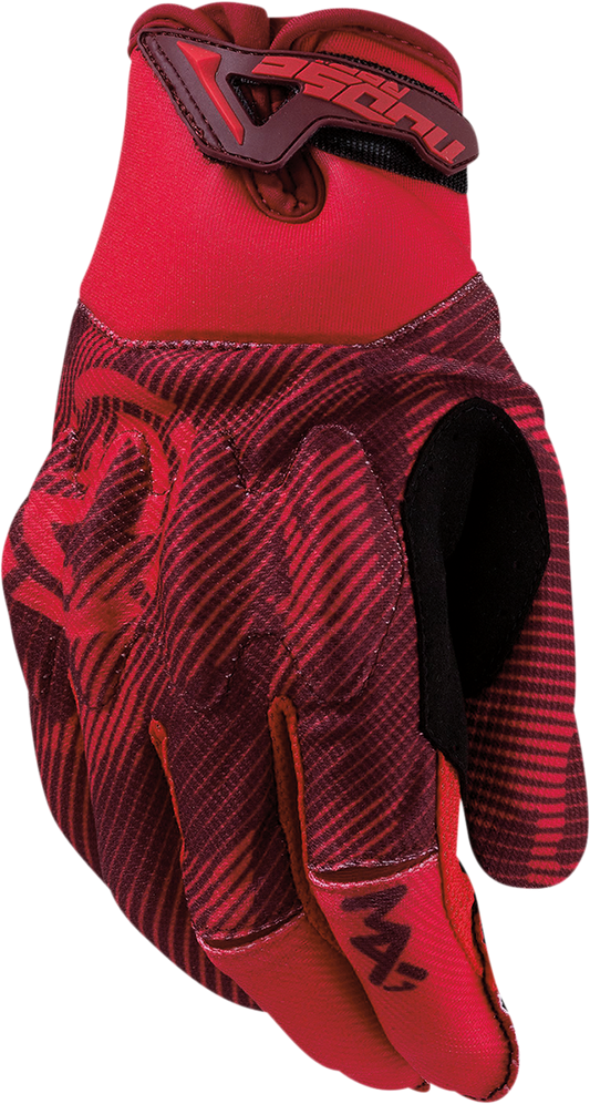 Moose Offroad MX1™ Gloves - Red and Black, Medium (Part #3330-7053)