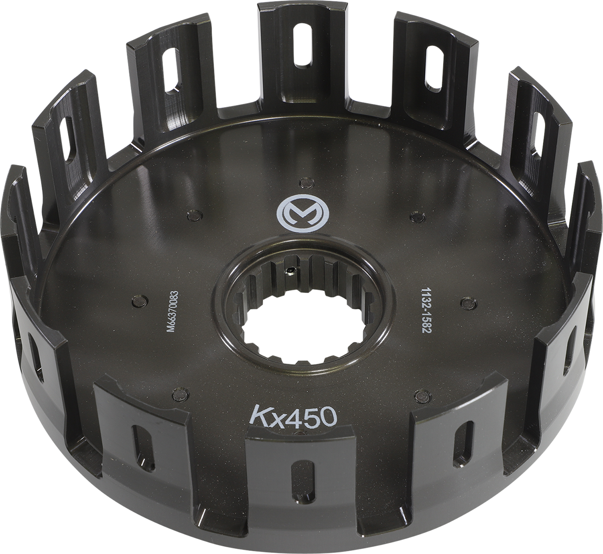 MOOSE OFFROAD KX 450 M663-B-2101 Clutch Basket with Cushions - Precision Billet Aluminum Design