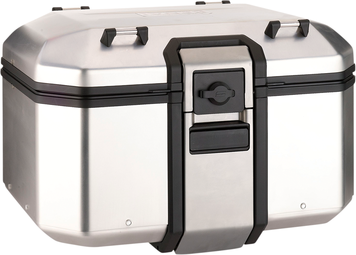 Moose Offroad Kenai Top Case 37 Liter Silver D0TR37100KM – Durable Motorcycle Storage with Locking System