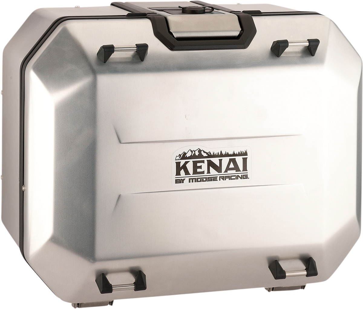 Moose Offroad Kenai Top Case 37 Liter Silver D0TR37100KM – Durable Motorcycle Storage with Locking System