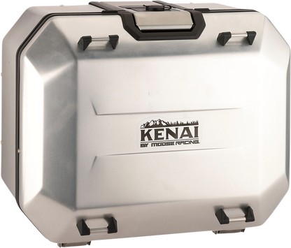 Moose Offroad Kenai Top Case 37 Liter Silver D0TR37100KM – Durable Motorcycle Storage with Locking System