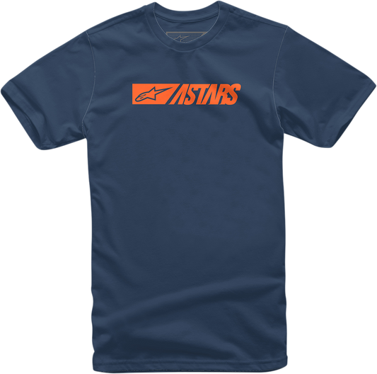 Alpinestars Reblaze Navy T-Shirt - XL by Alpinestars, Part Number 12137200470XL
