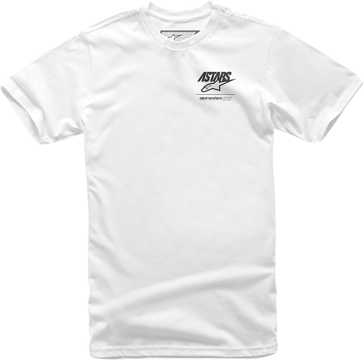 Alpinestars Back Mix T-Shirt - White - 2XL, Part Number 121372018202X