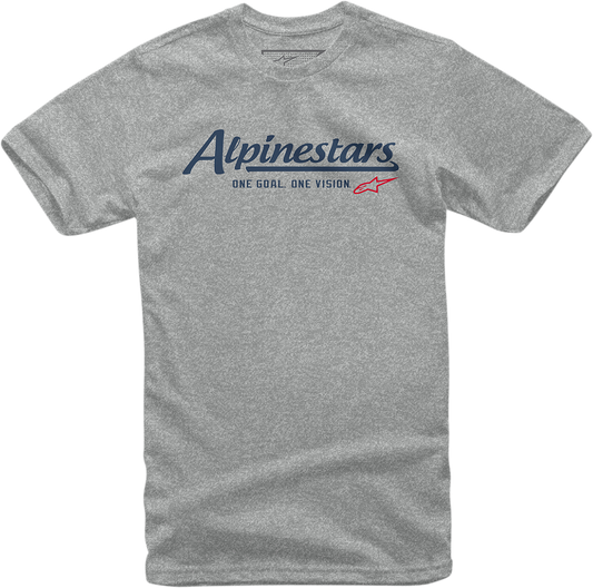 Alpinestars Capability Heather Gray T-Shirt XL with Front Script Logo
