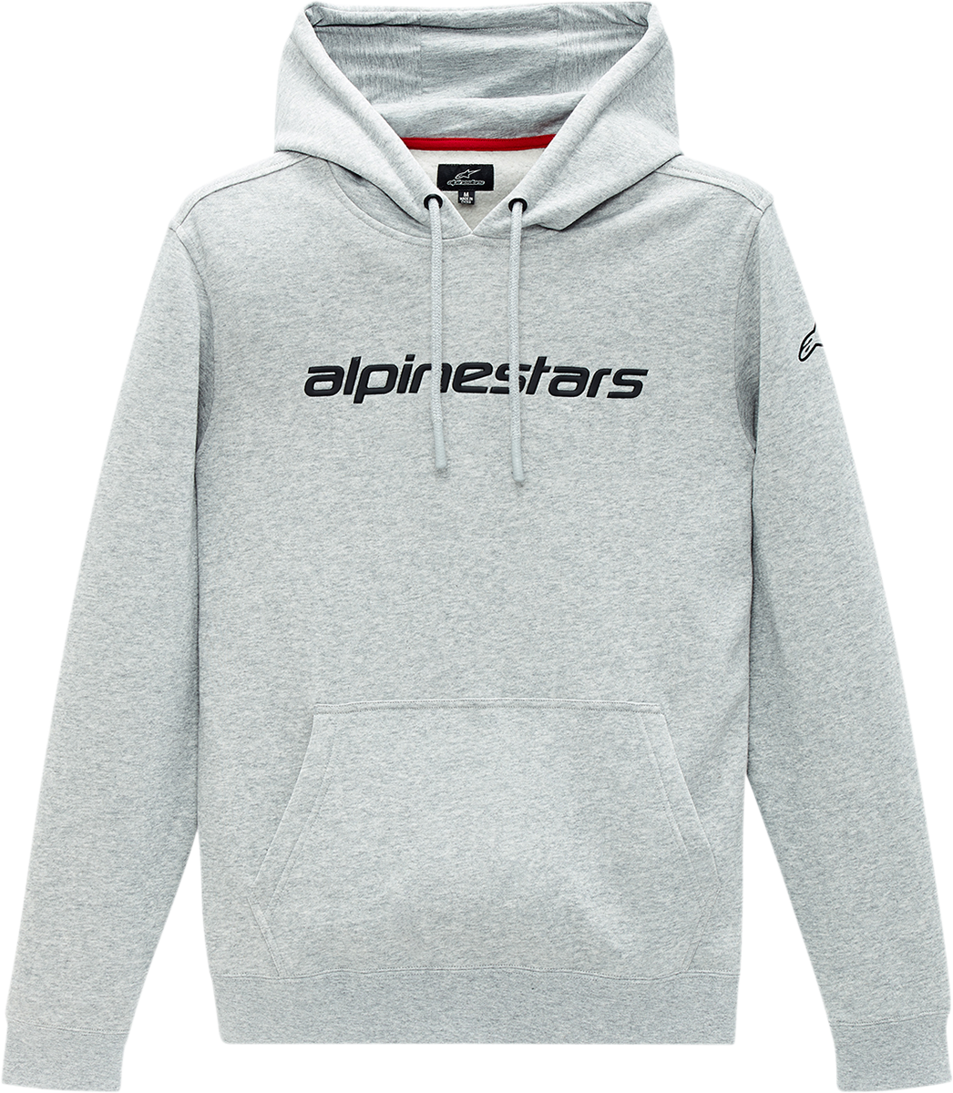 Alpinestars Linear Hoodie Heather Gray/Black Large 1213516701026L