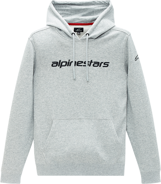 Alpinestars Linear Hoodie Heather Gray/Black Medium - Part Number 1213516701026M