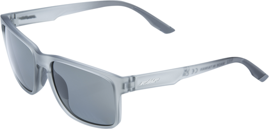 FMF Gears Matte Crystal Smoke Sunglasses with Gray Polarized Lenses - Part F-61503-711-01