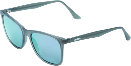 FMF Origins Matte Crystal Smoke Sunglasses with Purple Mirror Lens - F-61504-262-01