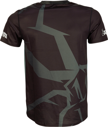 Moose Offroad MTB Short-Sleeve Jersey - Black - Small (Part Number 5020-0192)
