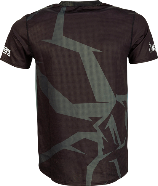 Moose Offroad MTB Short-Sleeve Jersey - Black - Small (Part Number 5020-0192)