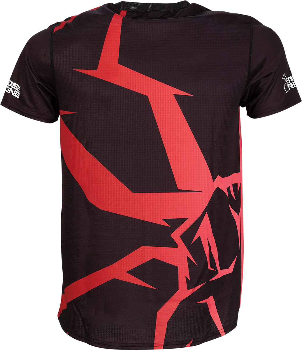 Moose Offroad MTB Short-Sleeve Jersey - Red, Part Number 5020-0199, Medium