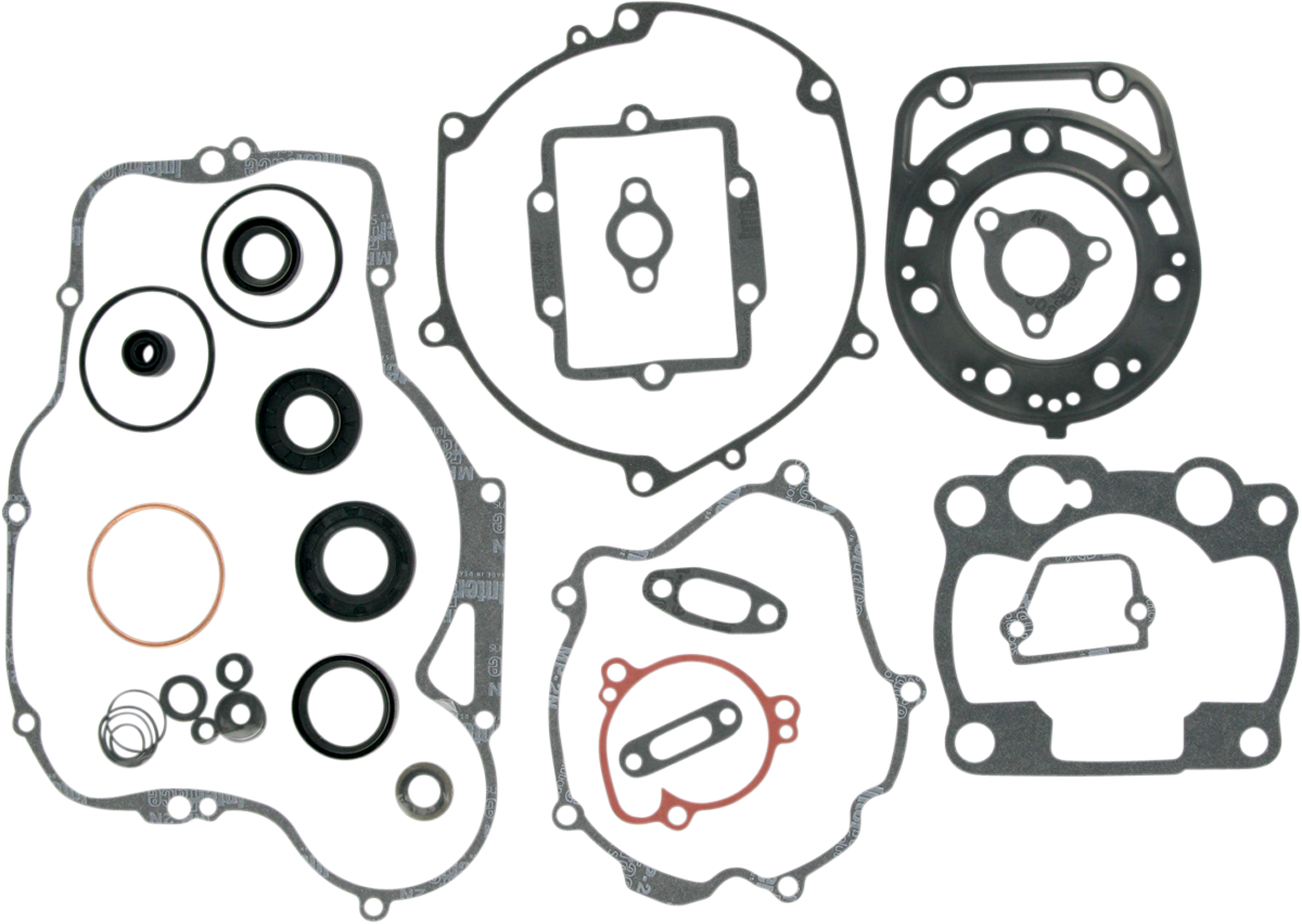 Moose Offroad Kawasaki 811458MSE Motor Gasket Kit with Oil Seal for Engine and Transmission Rebuilds