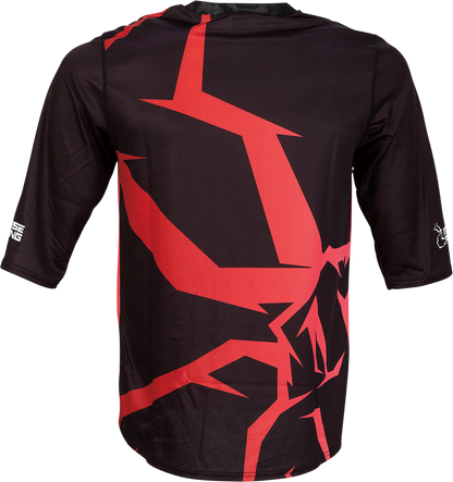 Moose Offroad MTB 3/4-Sleeve Jersey - Red - Large (Part Number 5020-0246)