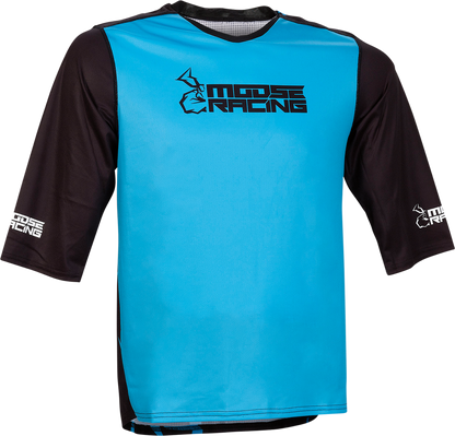 MOOSE OFFROAD MTB 3/4-Sleeve Jersey - Blue, Part Number 5020-0252