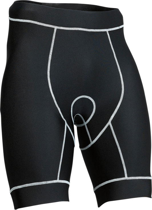 MOOSE OFFROAD Mountain Bike Compression Shorts - Black - Large 5001-0129