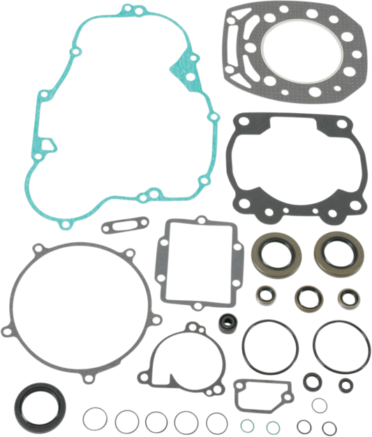 Moose Offroad Kawasaki 811474MSE Motor Gasket Kit with Oil Seals for Engine and Transmission Rebuilds