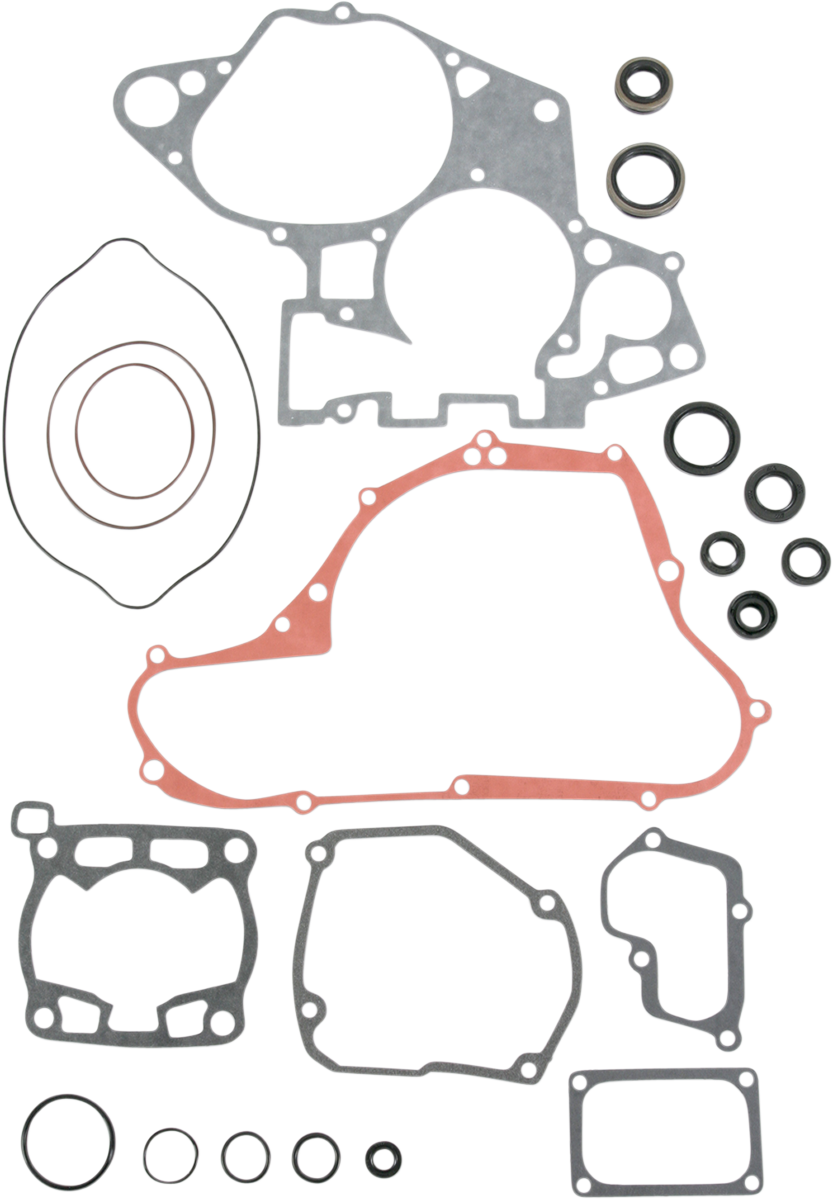 Moose Offroad Suzuki Engine and Transmission Gasket Kit with Oil Seals - Part 811548MSE