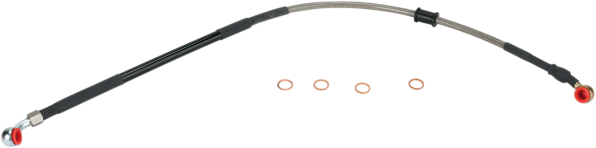 Moose Offroad Rear Stainless Steel Brake Line for Honda CRF450R H02-2-027/P