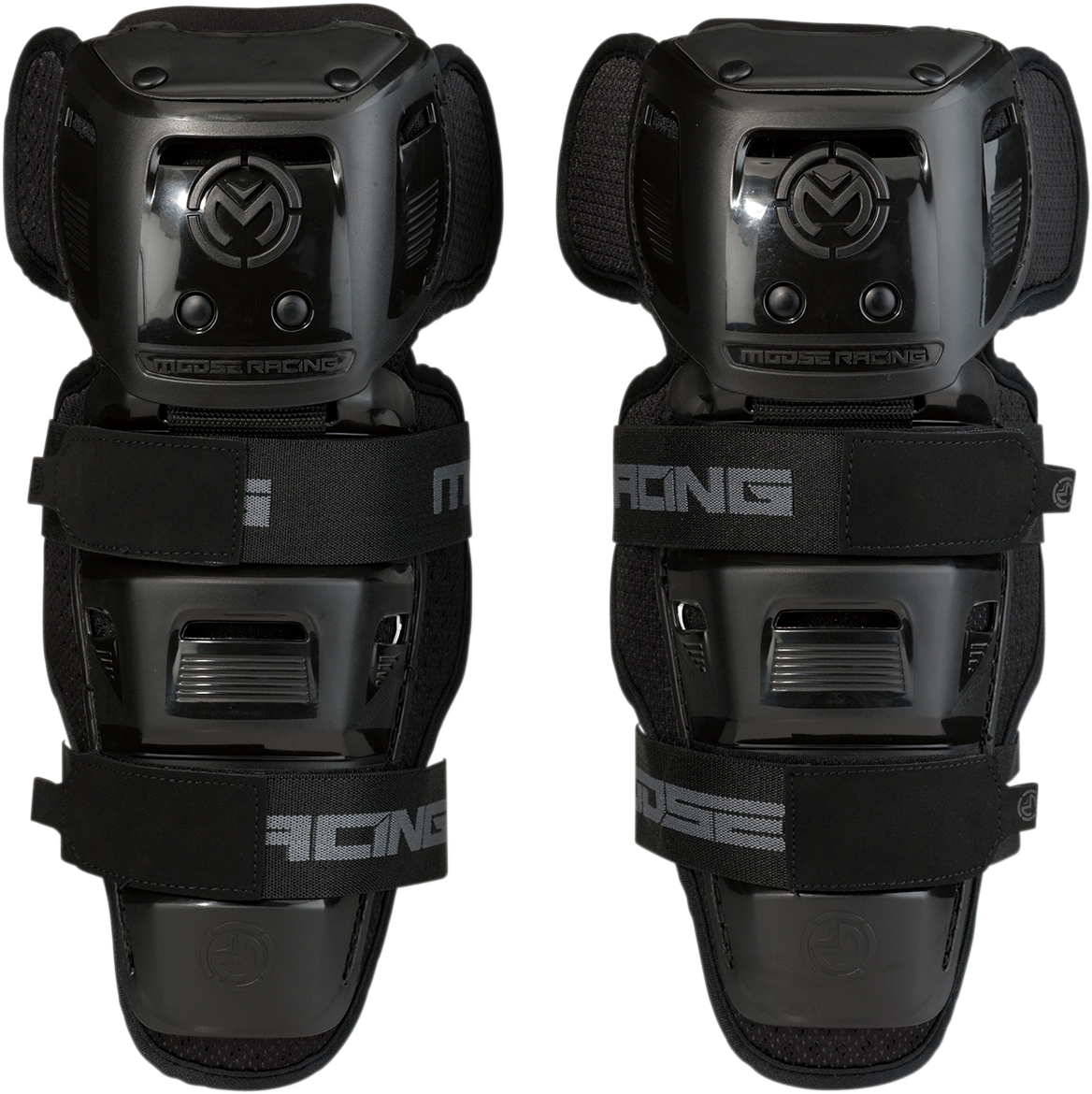 MOOSE OFFROAD Youth Synapse Lite Knee Guards - Black (Part No. 2704-0493)