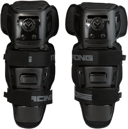 MOOSE OFFROAD Youth Synapse Lite Knee Guards - Black (Part No. 2704-0493)