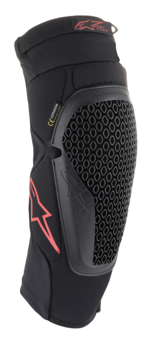 Alpinestars Bionic Flex Knee Protector Black/Red 6505121-13-S/M