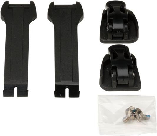 MOOSE OFFROAD Strap and Buckle Kit for Child - Short Black (Part #3430-0840)
