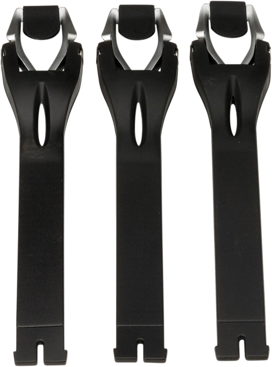 MOOSE OFFROAD Strap and Buckle Kit – Long Black, Part Number 3430-0845