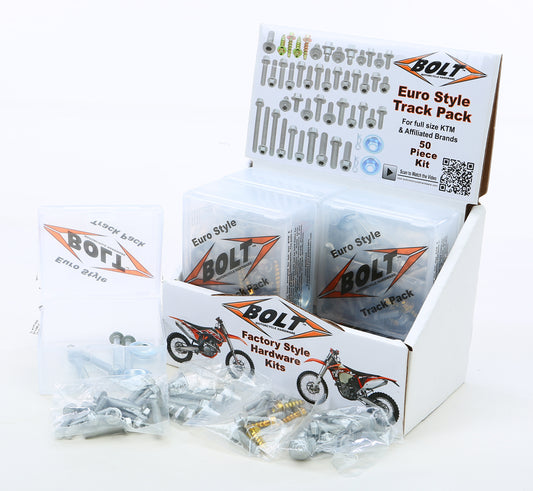 BOLT Euro Style Track Pack II 6-Pack Display for KTM Motorcycles - Part Number 2004-6EU