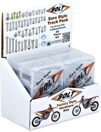 BOLT Euro Style Track Pack II 6-Pack Display for KTM Motorcycles - Part Number 2004-6EU
