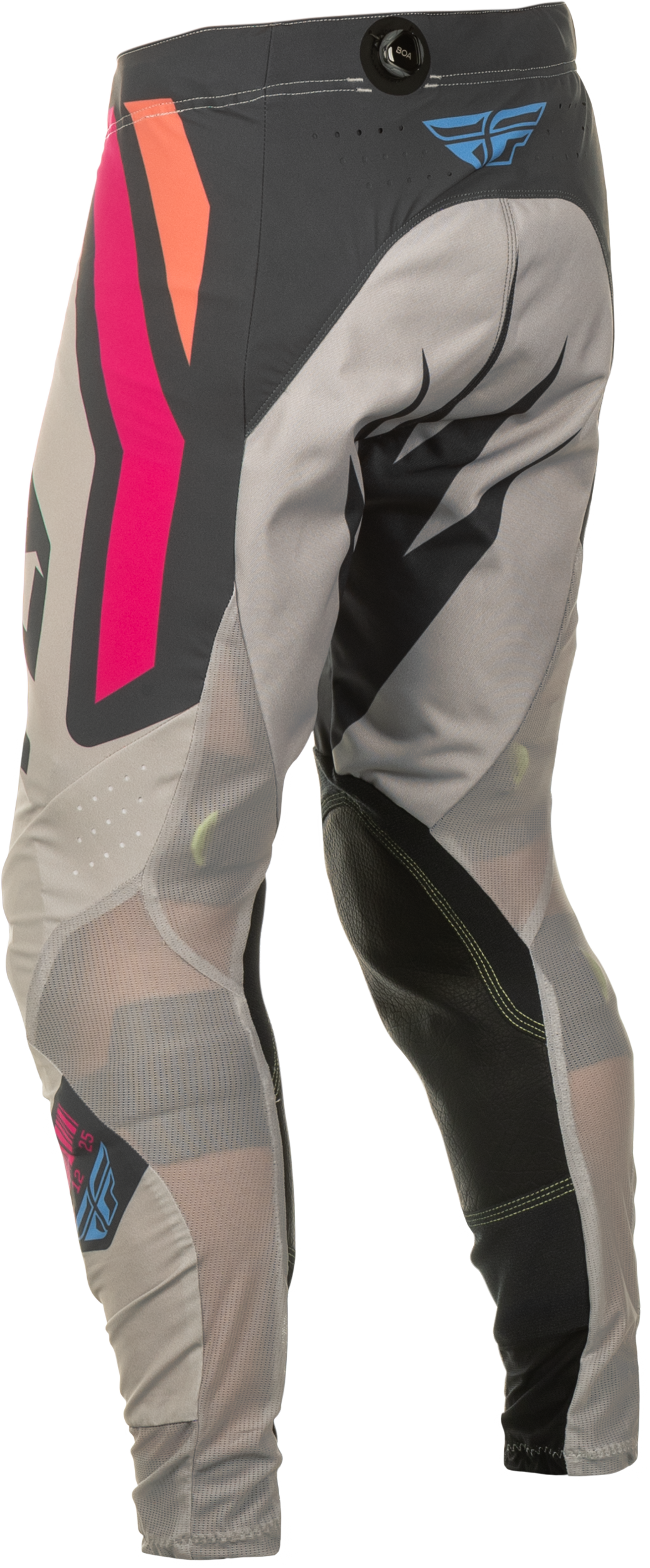 Fly Racing Lite Vice Pants Light Grey/Pink/Coral Size 30