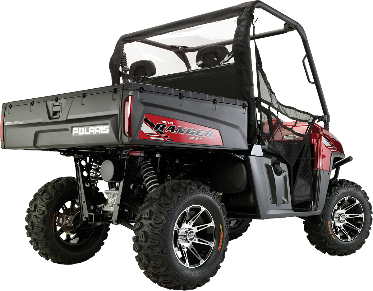 Moose Offroad 387X Machined Black 14x7 Inch Wheel for Front Applications