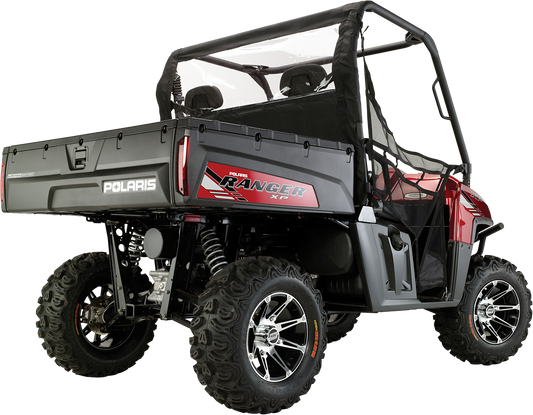 Moose Offroad 387X Machined Black 14x7 Inch Wheel for Front Applications