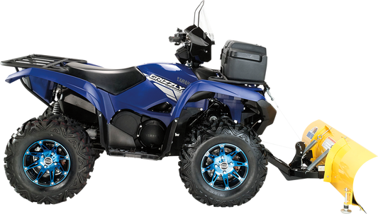 Moose Offroad 387X Rear Wheel - 14x8 Inch Anodized Blue and Black Finish, 4/110 Bolt Pattern