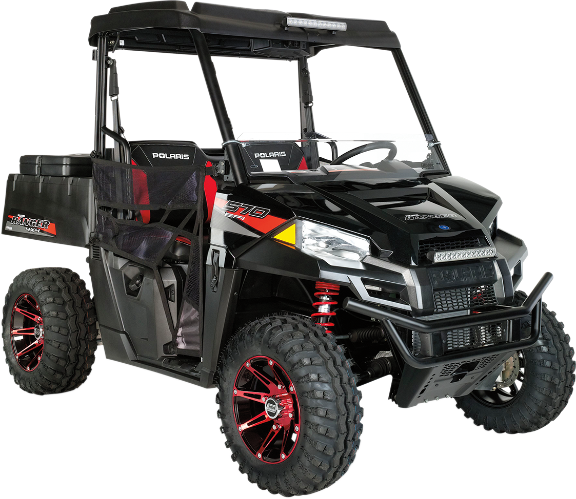 Moose Offroad 387X Front Wheel - 12x7 Inches, Anodized Red and Black Finish