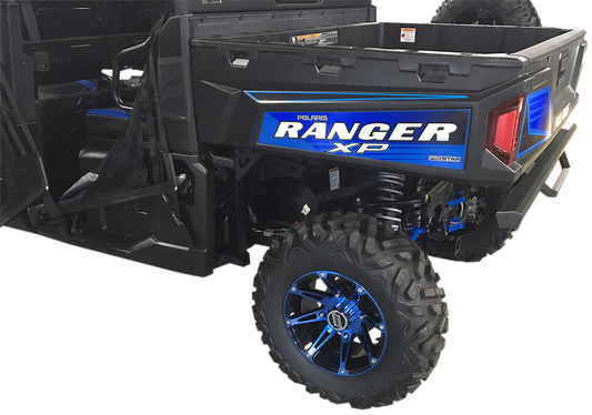 Moose Offroad 387X Front Wheel - Anodized Blue/Black, 12x7, 4/136 Bolt Pattern