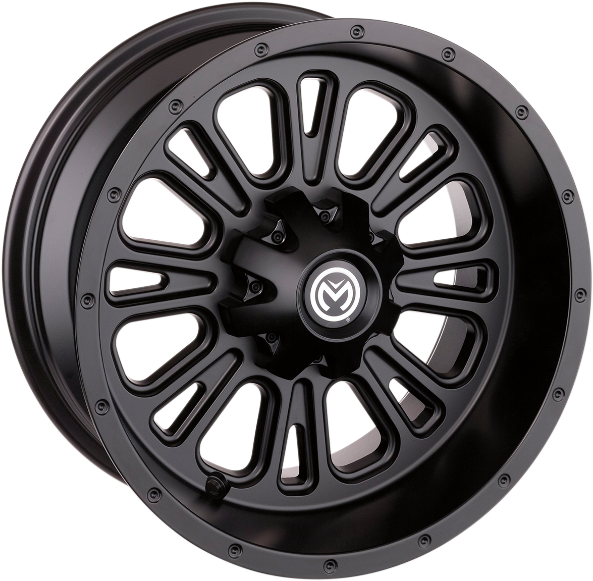 Moose Offroad 399X Rear Wheel - 14x8 Inches, Black Finish - Part Number 399MO148136MB4