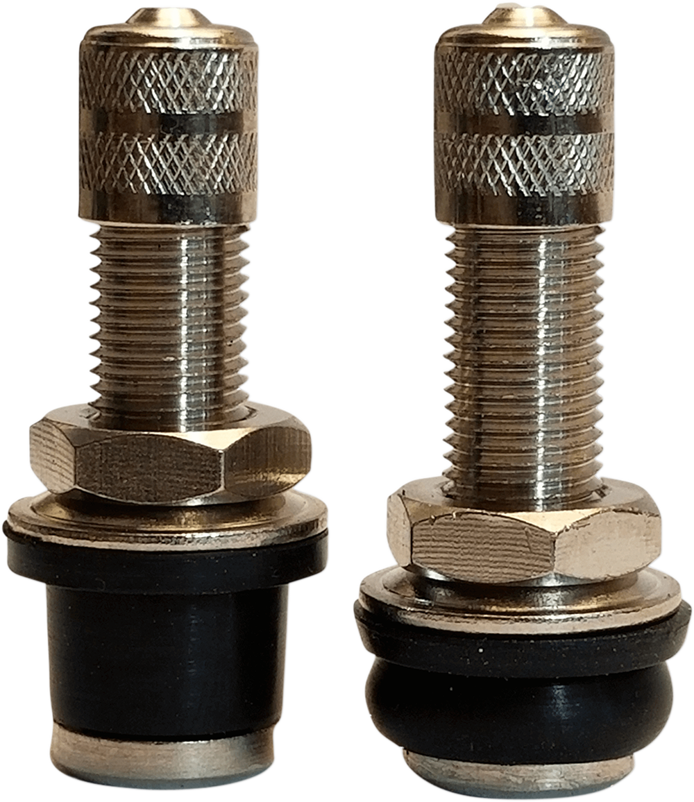 MOOSE OFFROAD Push-In Valve Stem QS-1M - Durable Gold Tubeless Rim Repair Part