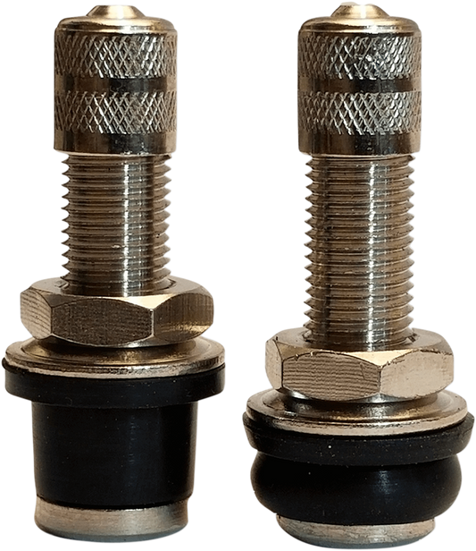 MOOSE OFFROAD Push-In Valve Stem QS-1M - Durable Gold Tubeless Rim Repair Part