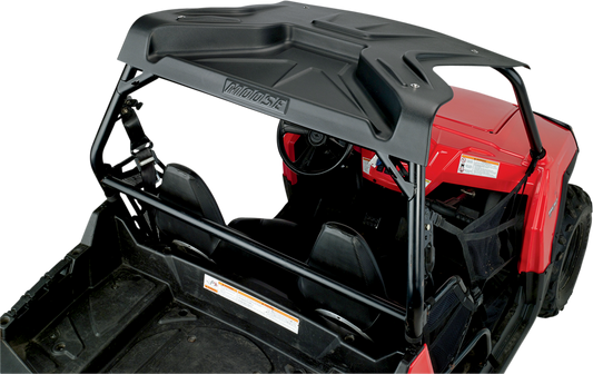 Moose Offroad V000018-11056M UTV Roof - One-Piece Polyethylene Roof with Molded-In Cargo Tray and Drains