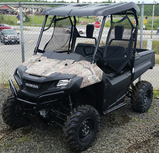 Moose Offroad V000100-11056M UTV Two-Piece Roof with Molded-In Cargo Tray and Drains