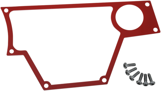 Moose Offroad Large Dash Plate - Right Side, Red - Part #100-4373-PU